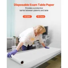 VEVOR 12er Pack Medirolle Liegenrolle Liegenabdeckung Ärzterolle 457mmx68,58m