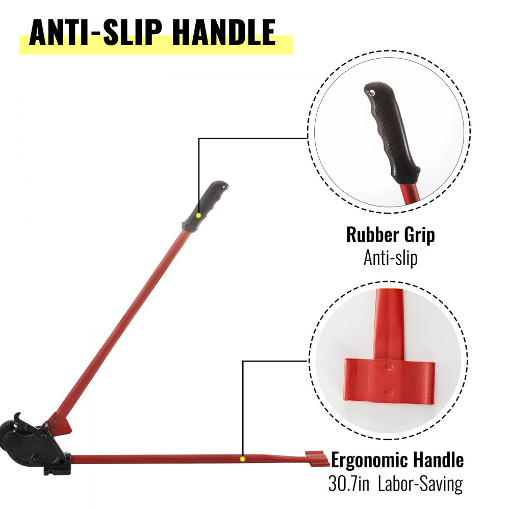 10mm Gewindestangenschneider Gewindestangen-schere 76cm Griff Bolzenschneider