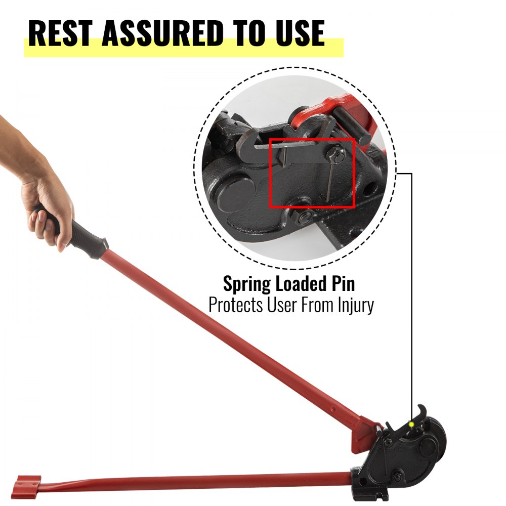 10mm Gewindestangenschneider Gewindestangen-schere 76cm Griff Bolzenschneider