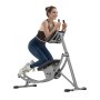 VEVOR Bauchmuskeltrainingsgerät Bauchtrainer AB-Maschine für Fitnessstudio, Bauchtrainer 200 kg Gewichtskapazität, Bauchmuskeltrainer für Krafttraining, klappbares verstellbares Fitnessgerät
