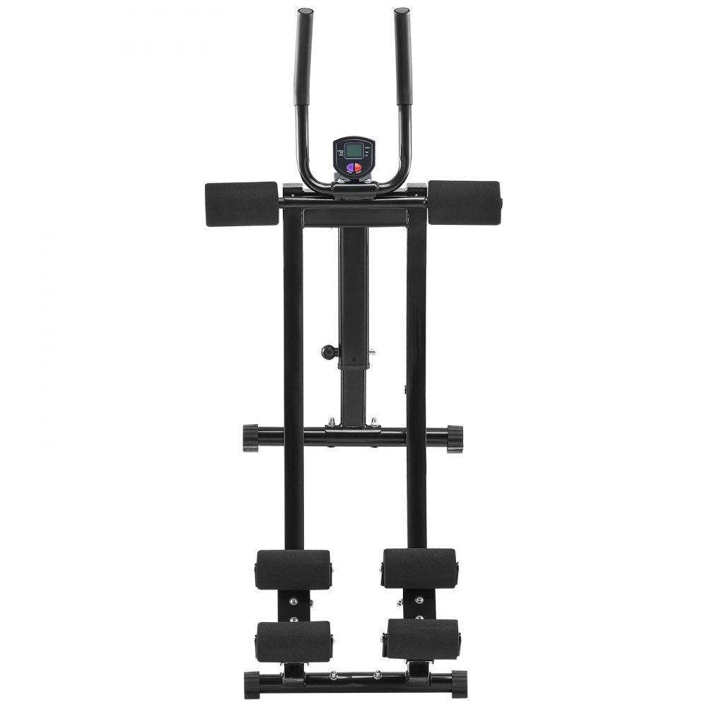 VEVOR Bauchmuskeltrainingsgerät Bauchtrainer AB-Maschine für Fitnessstudio, Bauchtrainer 200 kg Gewichtskapazität, Bauchmuskeltrainer für Krafttraining, klappbares verstellbares Fitnessgerät