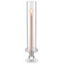 VEVOR 24 Stk. Glaszylinder für Kerzen Set, Hurricane Kerzenhalter 60x390mm, Kerzengläser aus Borosilikatglas, Bodenlose Kerzenschatten mit Kerzenständer, Kerzenhalterhülle für Hochzeit Weihnachten