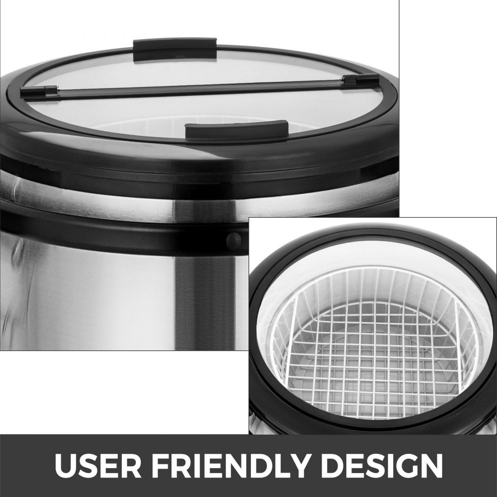 Weinkühler Party Kühlschrank 50l Edelstahl Bewegbar Hartglas Digitalanzeige