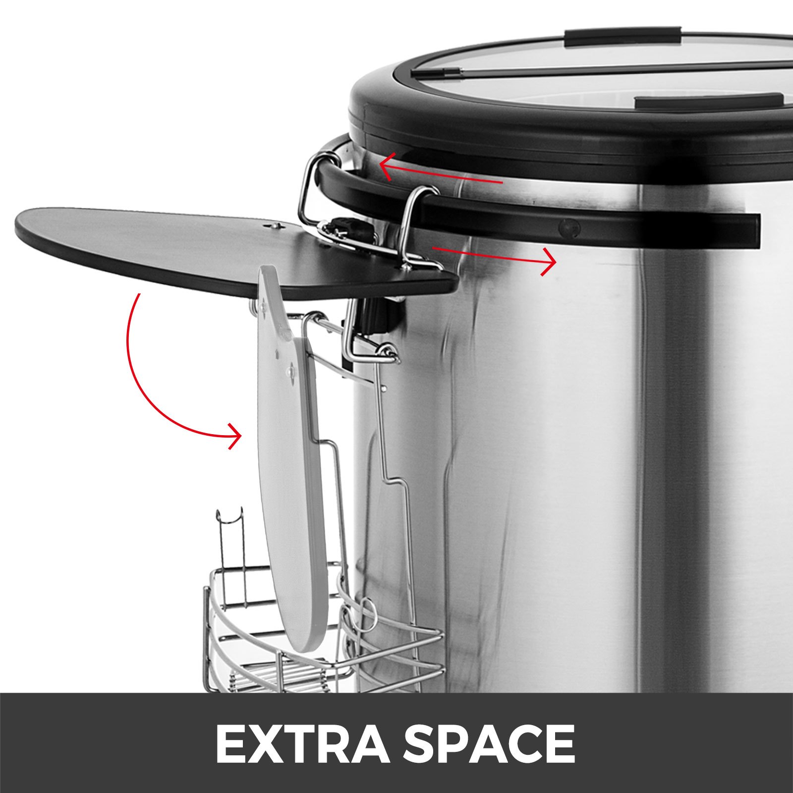 Weinkühler Party Kühlschrank 50l Edelstahl Bewegbar Hartglas Digitalanzeige