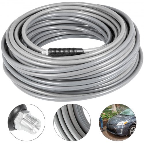 3/8" 45m Rohrreinigungsschlauch Hochdruckschlauch 3/8" Drucksystem