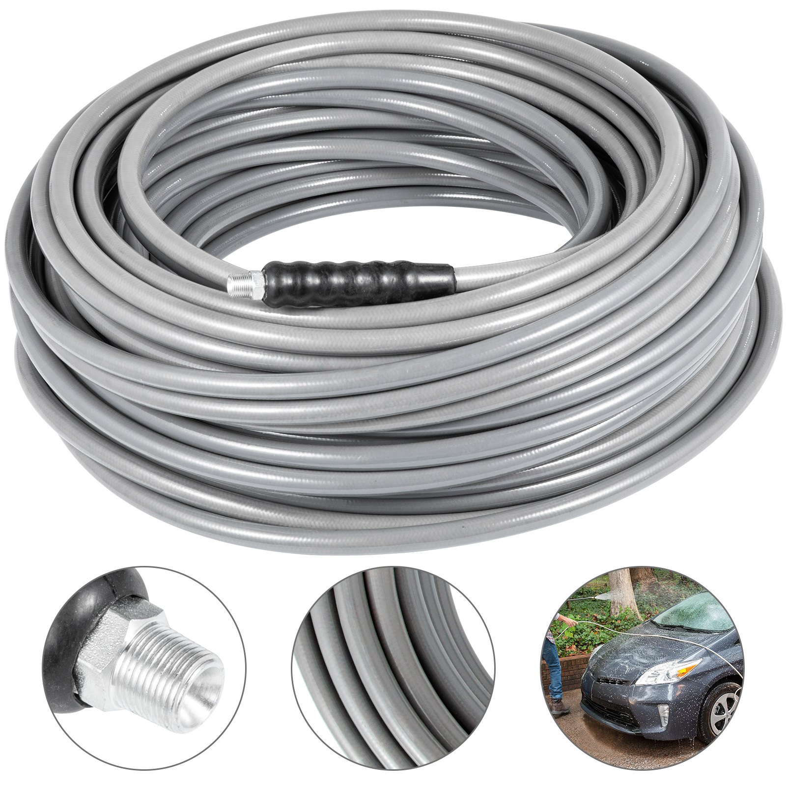 3/8" 45m Rohrreinigungsschlauch Hochdruckschlauch 3/8" Drucksystem