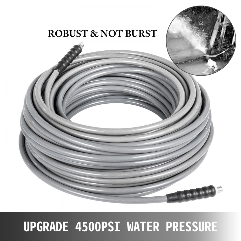 3/8" 50ft Rohrreinigungsschlauch Hochdruckschlauch Verlängerungsschlauch 4500psi