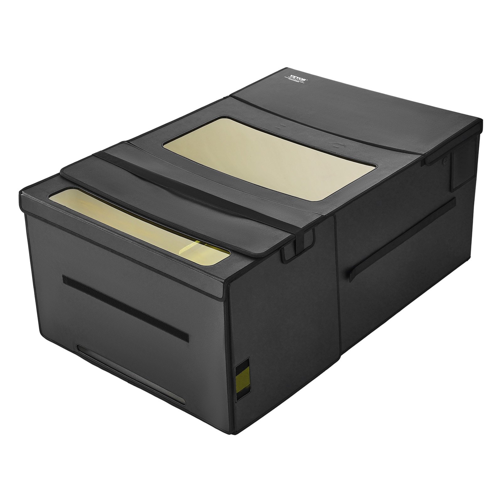 VEVOR Laser Engraver Enclosure, 1228x800x500mm, Laser Enclosure, Two-Way Viewing, Flame-Retardant & Fireproof Protective Case, with Exhaust Fan & Pipe, Isolates Smoke, Noise & Protects the Eyes