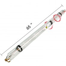VEVOR 130 W CO2-Laserröhre Professionelle Laserröhre 1630 mm Länge Glas-Laserröhre für Laserschneiden Lasergravieren Lasermarkieren und Acrylschneiden