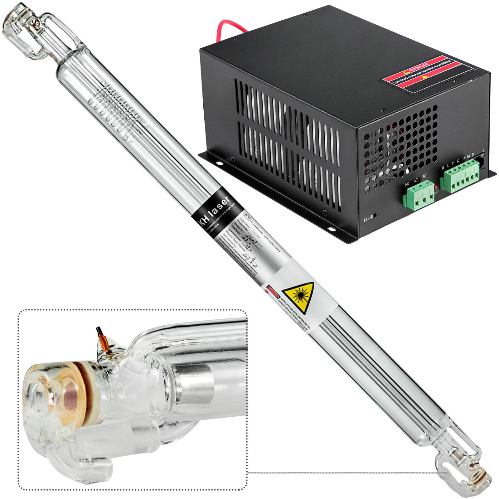 Co2 Laserröhre Laser Netzteil 60 W Laserröhre Laser Schneiden Maschine Netzteil