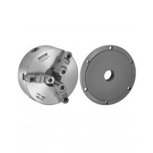 VEVOR 200mm 3-Backen-Drehfutter Spannfutter mit 57,15-mm-8-Gewindeträgerplatte
