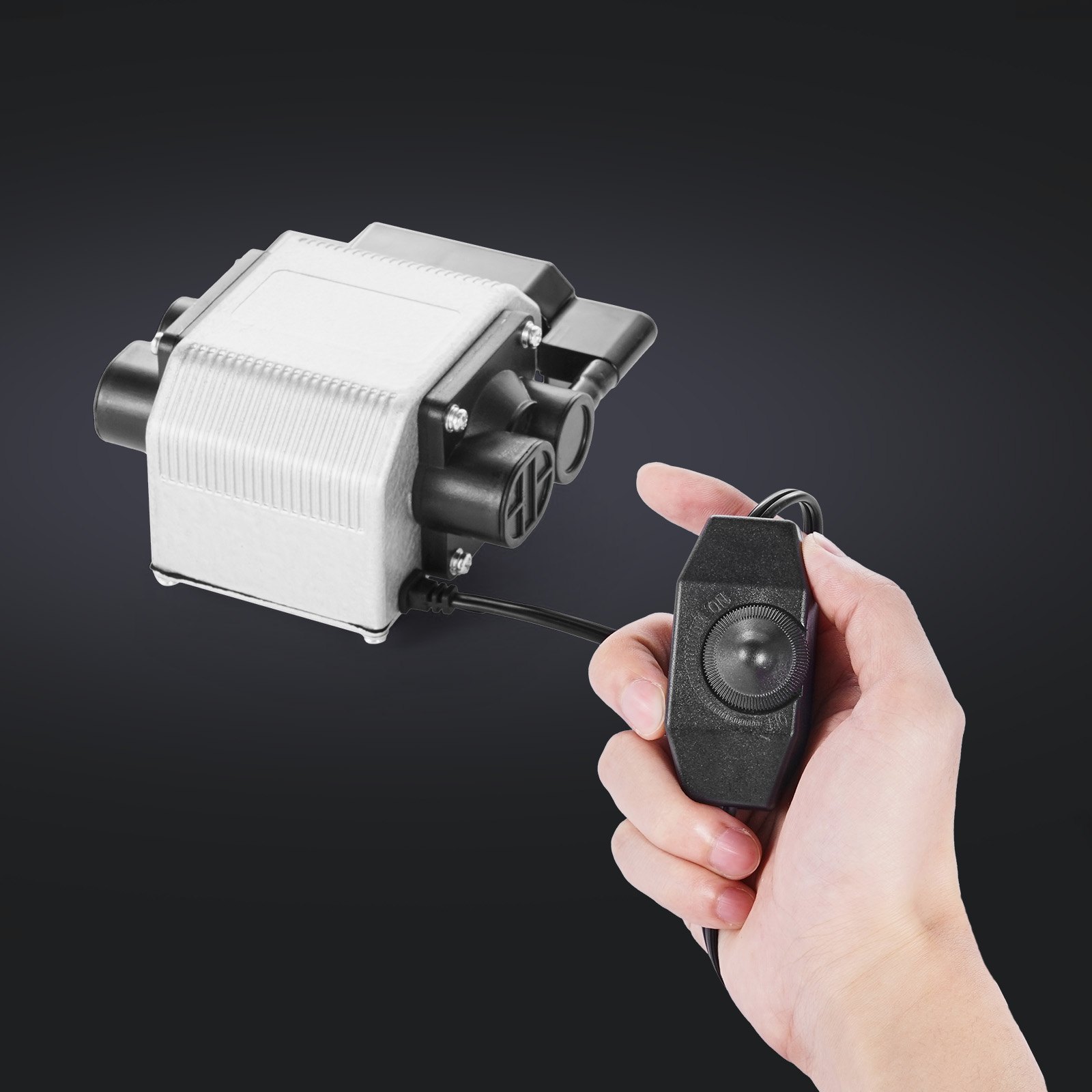 VEVOR Air Assist 30 L/min, Luftunterstützungsset für Lasergravierer, beseitigt Rauch & Staub, reduziert die Oberflächentemperatur, schützt die Laserlinse, zum Lasergravieren von Holz & Metall