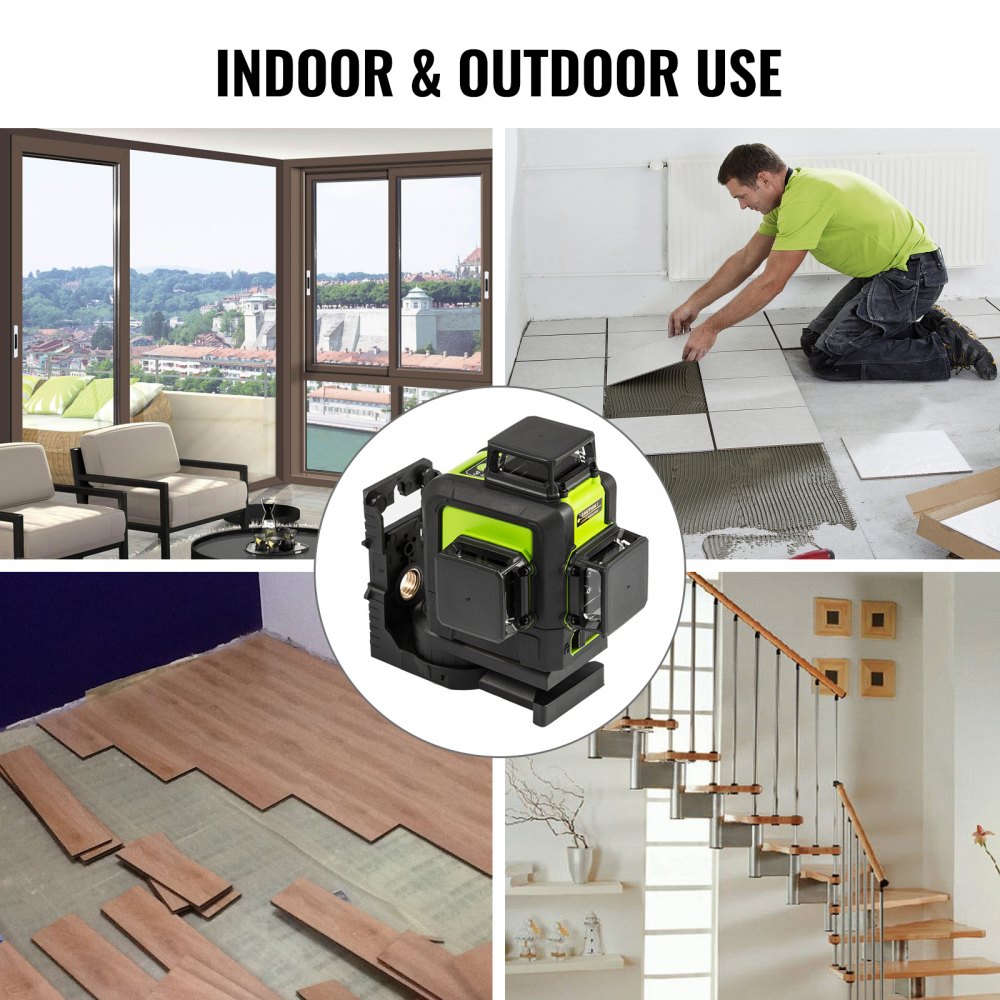 5 Linien 360 Grad Kreuzlinienlaser Selbstnivellierend Vertikales/Horizontales Kreuz Genauigkeit