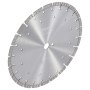 VEVOR Diamantsägeblatt, 14 Zoll/350 mm Betonsägeblatt für Nass- oder Trockenarbeiten, 0,47 Zoll/12 mm gewellte Zähne, Diamantsegmentsägeblatt, universeller Mittellochdurchmesser 1 Zoll/25,4 mm, für Beton, Zementplatten, Fliesen, Ziegel
