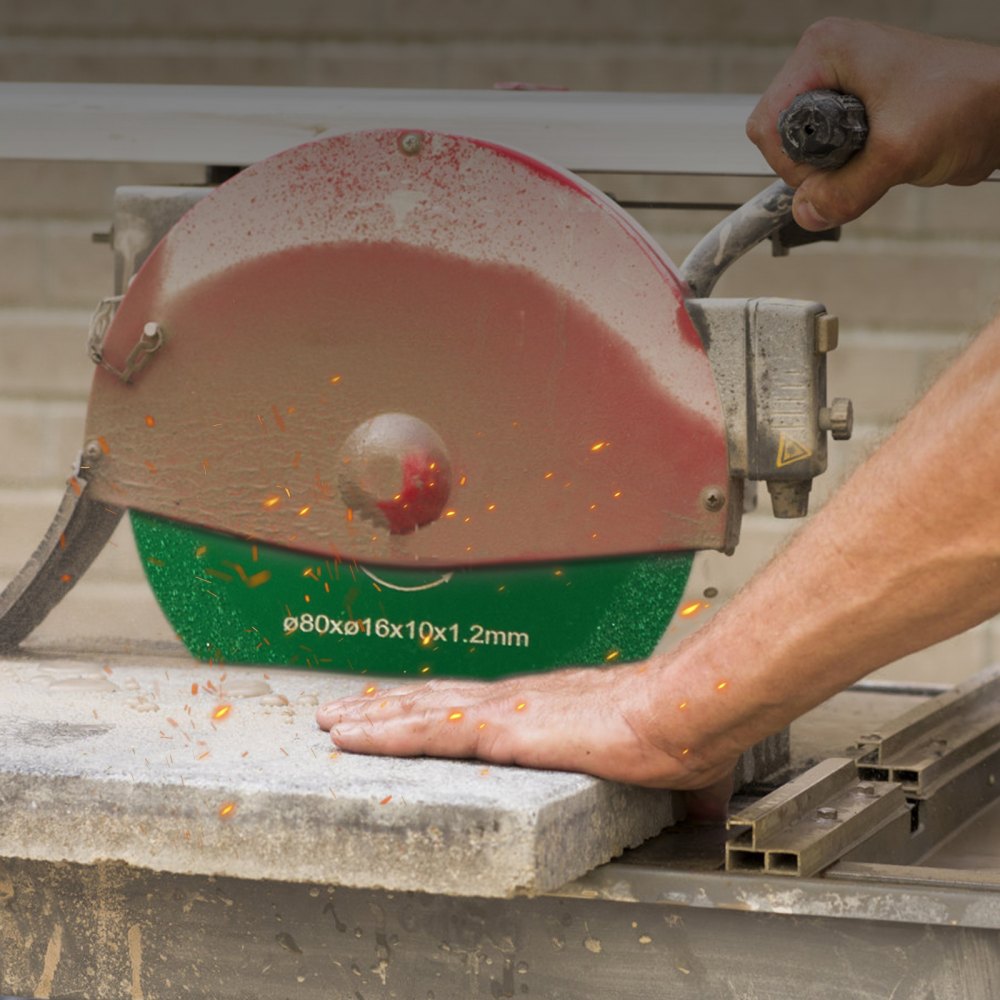 VEVOR Diamantbohrkrone Kernbohrer, 108 mm Nass-Diamant-Kernbohrer, 355 mm Bohrtiefe Betonkernbohrer mit Sägeblatt, 1-1/4 Zoll-7 Innengewinde, Laserschweißen, Diamant-Nasskernbohrer für Betonziegel