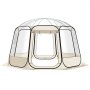 VEVOR Pop up Bubble Tent, 3.36 x 3.45 m Waterproof & UV-Resistant, Clear Camping Tent Shelter, Outdoor Garden Dome Igloo Tents with Windows, 540° Panoramic View, for 10-12 Persons Patio Backyard