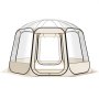 VEVOR Pop up Bubble Tent, 3.36 x 3.45 m Waterproof & UV-Resistant, Clear Camping Tent Shelter, Outdoor Garden Dome Igloo Tents with Windows, 540° Panoramic View, for 10-12 Persons Patio Backyard