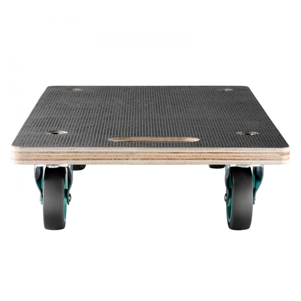 VEVOR Rollbrett, 250 kg Tragkraft, Möbeltransportwagen mit 4 geräuscharmen TPR-Rädern, rechteckiger Transportroller für Klavier, Möbel, Couch, Waschmaschine, Kühlschrank, 2er-Set, schwarz