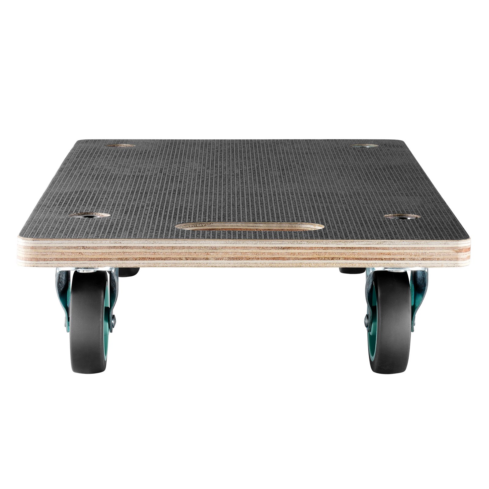 VEVOR Rollbrett, 250 kg Tragkraft, Möbeltransportwagen mit 4 geräuscharmen TPR-Rädern, rechteckiger Transportroller für Klavier, Möbel, Couch, Waschmaschine, Kühlschrank, 2er-Set, schwarz