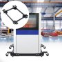 VEVOR Mobile Base, 1500 lbs capacity, adjustable from 20" x 24.5" to 28" x 33.5", robust universal mobile base with 4 swivel casters, for woodworking equipment, band saw, power tool, machine