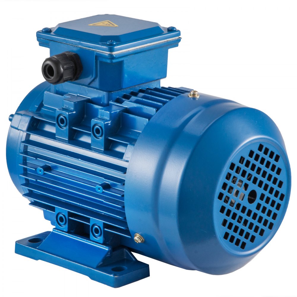 Elektromotor 3-phasig 0,75kw 400v 1500rpm Wechselstrom Aluminium B3 Hot Great