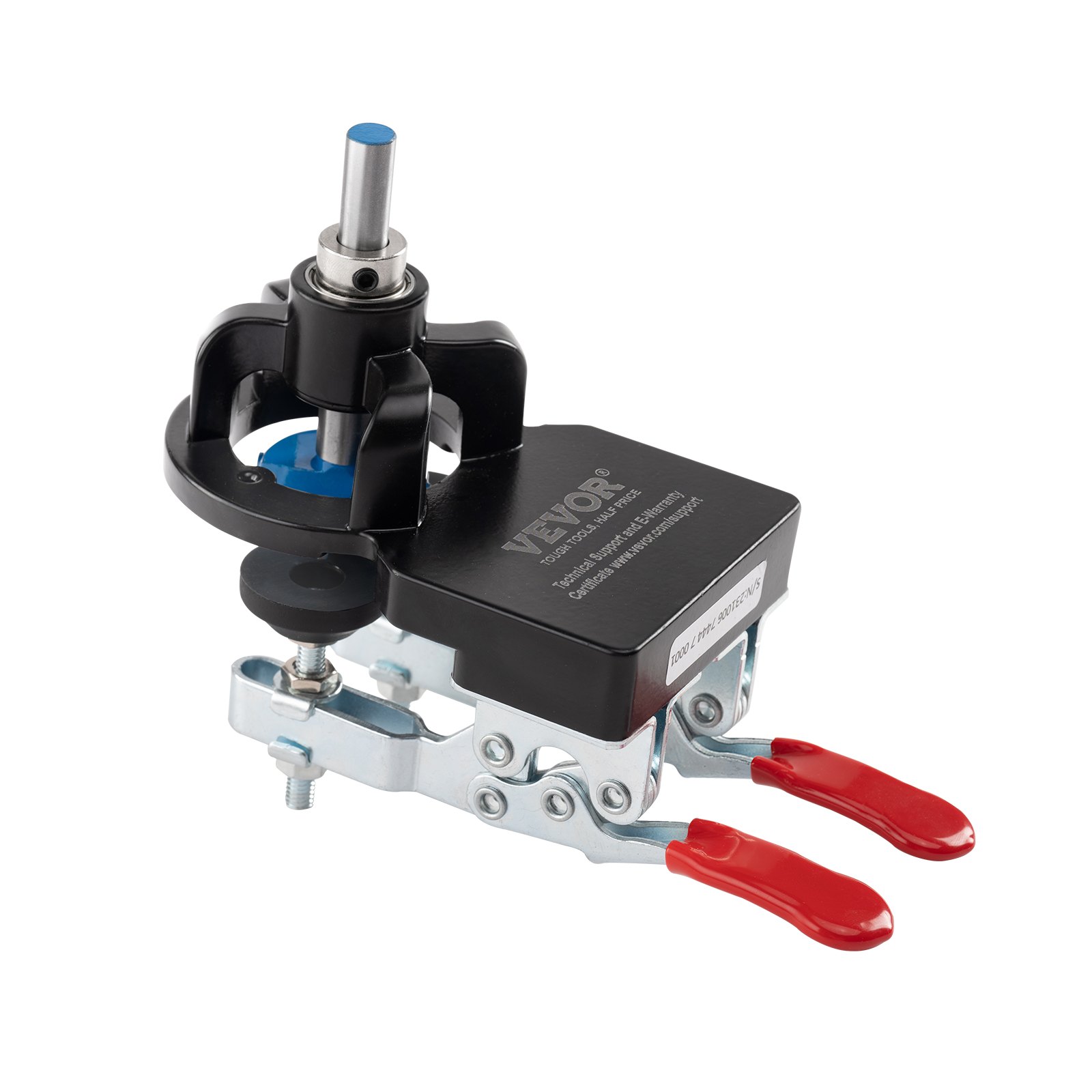 VEVOR Türscharnier-Schlitzsucher 35 mm Türscharnier, 12-25 mm Bereich der Scharnierdicke Türscharnier Vorlage Jig, 10-15 mm Bohrtief Holzbearbeitungs-Lochöffner, Positionierung, Bohren, Schlitzer