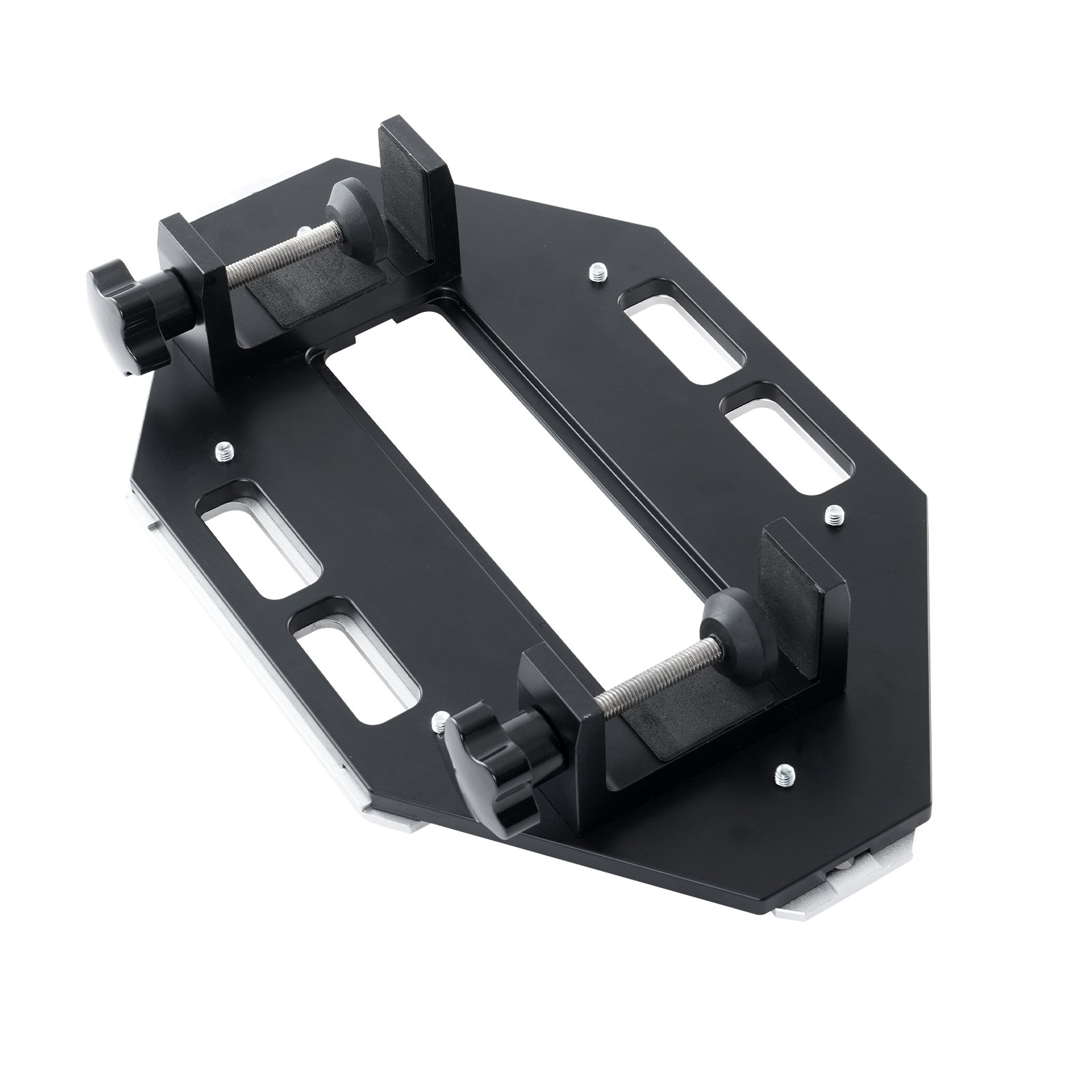 VEVOR Türscharnier-Schlitzsucher 183 x 46 mm + 50 x 20 mm, Montageanleitung Scharnierschlösser, Türscharnierlehre, Holzbearbeitungs-Lochöffner, Positionierung, Bohren, Schlitzer, Führungsplatte