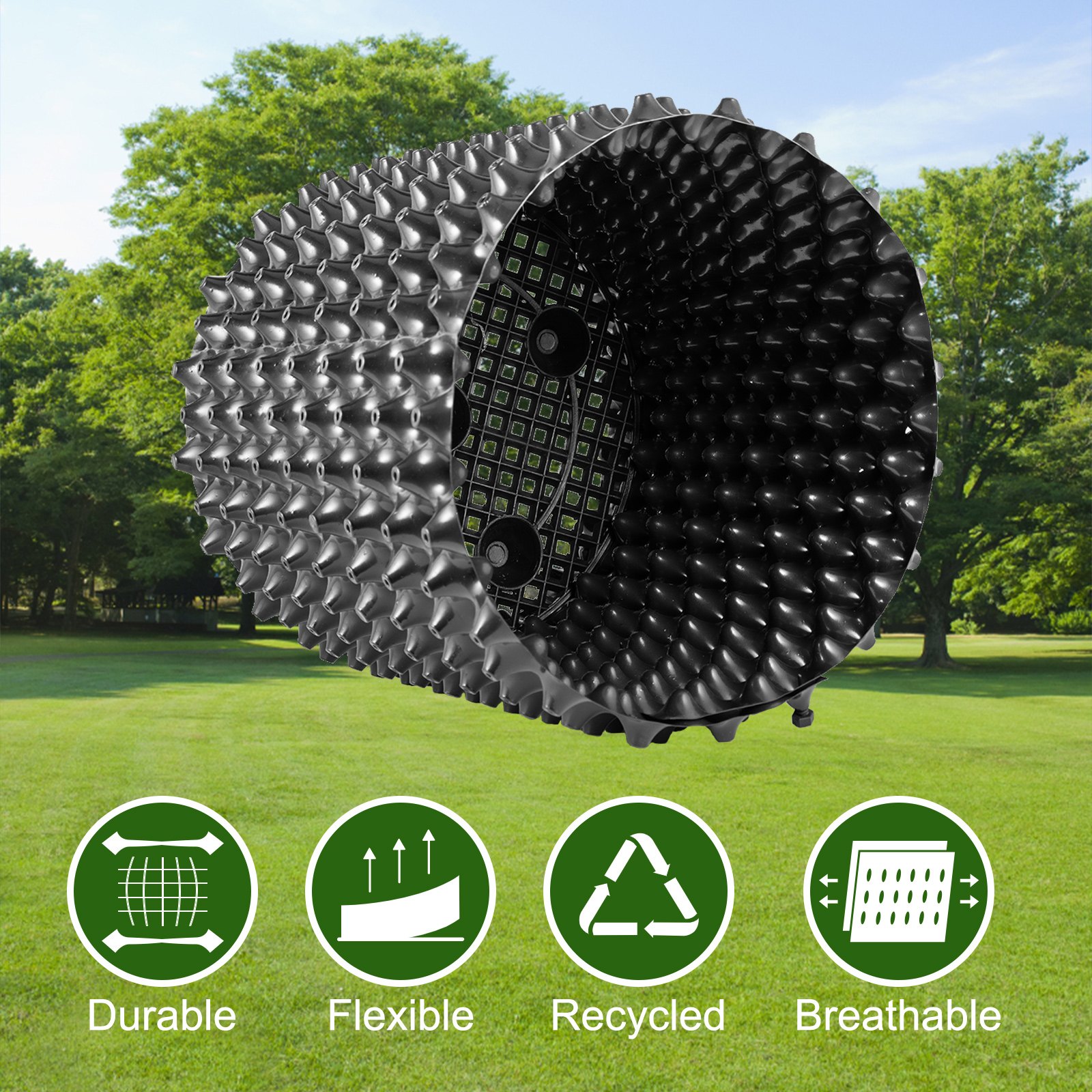 Vevor Air Blumentöpfe Topf Pflanztopf Pruning Pot Grow Bag Plants 12 Stk. 19 L