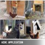 VEVOR Schieber Hühnerklappe Stallöffner Automatische Hühnerklappe 52x96 cm