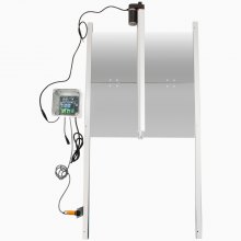 VEVOR Schieber Hühnerklappe Stallöffner Automatische Hühnertür 52x96 cm Ente