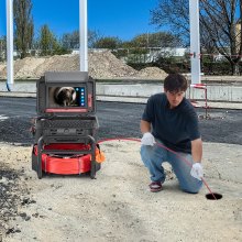 VEVOR Kanalkamera 50m Rohrkamera Rohrinspektionskamera mit 10,1 Zoll Touchscreen