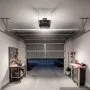 VEVOR Garagentorantrieb 1000 N Garagentoröffner Hochleistungs-Kettenantrieb, für Private Garagen, 4-tlg. Schienensystem, 2 Handsender & LED-Beleuchtung, Ein-Tasten-Bedienung im Fahrzeug, Schwarz & Weiß