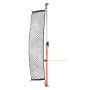 VEVOR Cargo Bar Ratschen Ladestange verstellbar 1016-1854 mm, Ladeflächenstange Ladestabilisator aus Stahl mit rutschfesten Fußpolstern & Netz & Trennstange, für Pickup Truck SUV Minivan