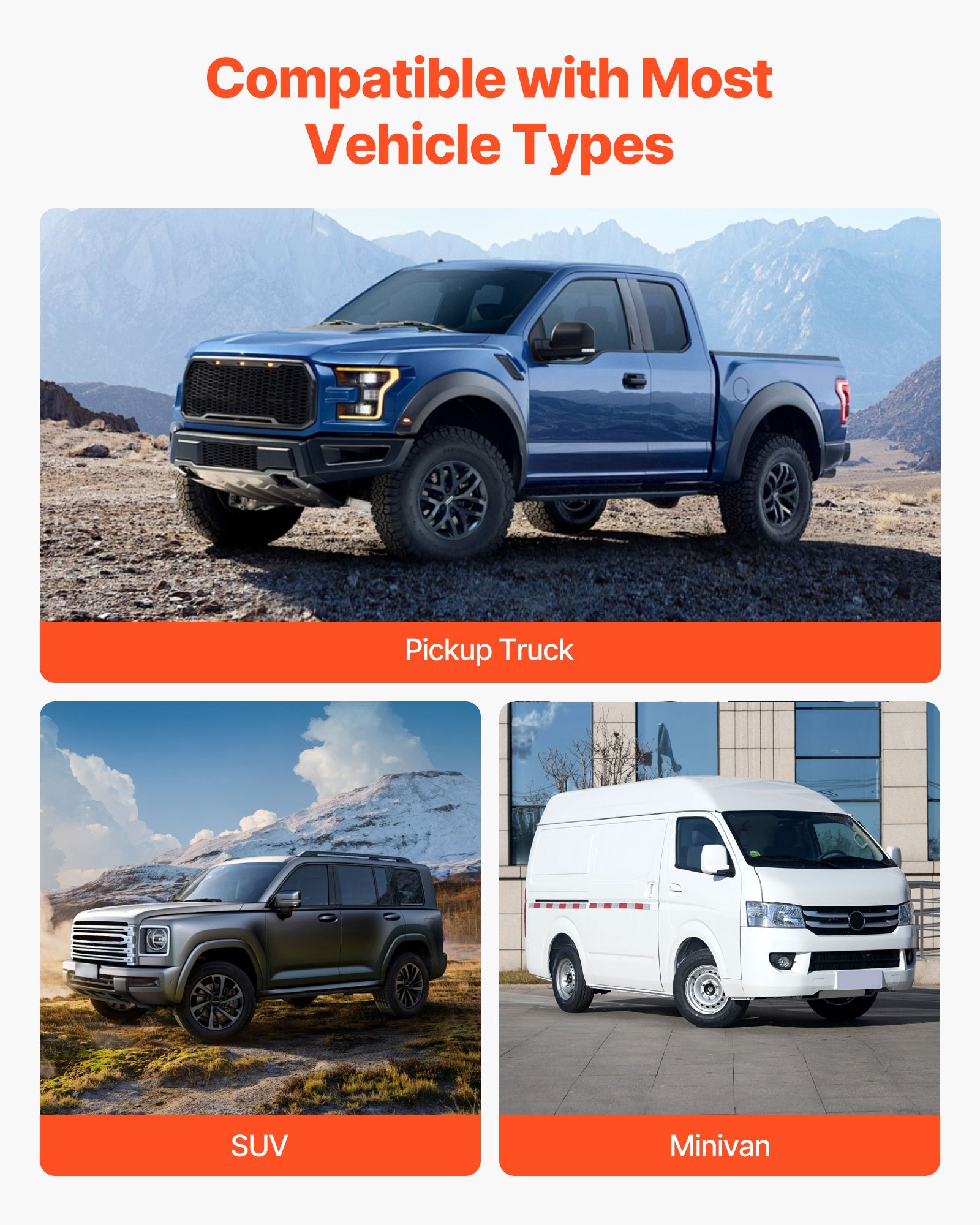 VEVOR Cargo Bar Ratschen Ladestange verstellbar 1499-1854 mm, Ladeflächenstange Ladestabilisator aus Stahl mit rutschfesten Fußpolstern, ausziehbare Stützstange für Pickup Trucks SUV Minivan