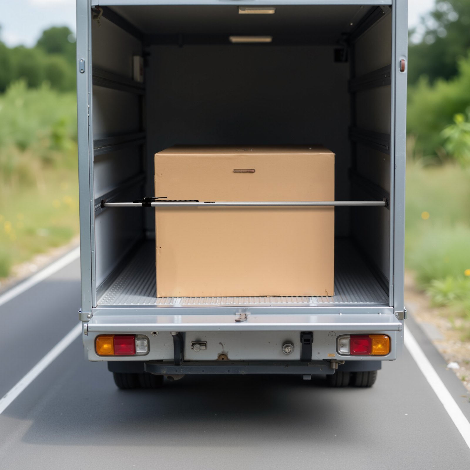 VEVOR 2 x Cargo Bar Ratschen Ladestange verstellbar 2261-2641 mm, Ladeflächenstange Ladestabilisator aus Stahl mit rutschfesten Fußpolstern, ausziehbare Stützstange für Pickup Trucks SUV Minivan