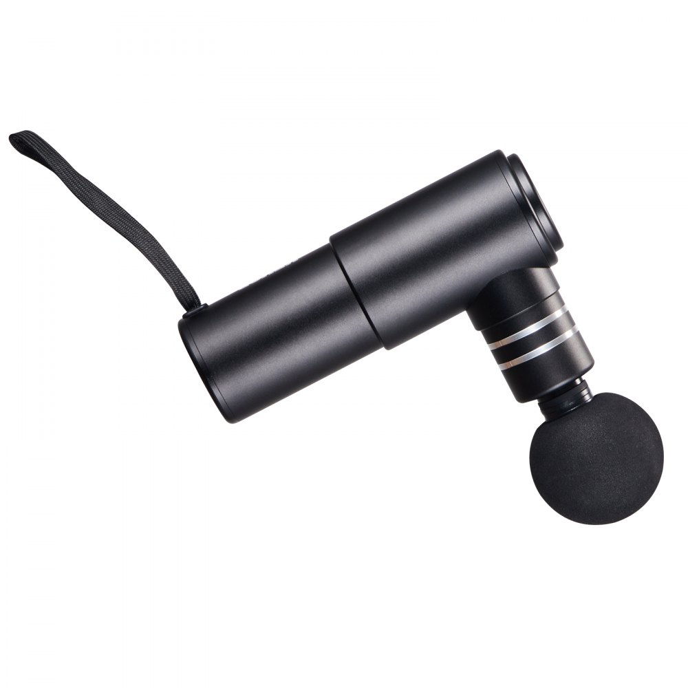 VEVOR Massagepistole für tiefes Gewebe, Percussion-Mini-Muskelmassagepistole für Sportler – mit 4 Geschwindigkeitsstufen und 4 Massageköpfen, 12-V-2500-mAh-Akkus, Handmassagepistole