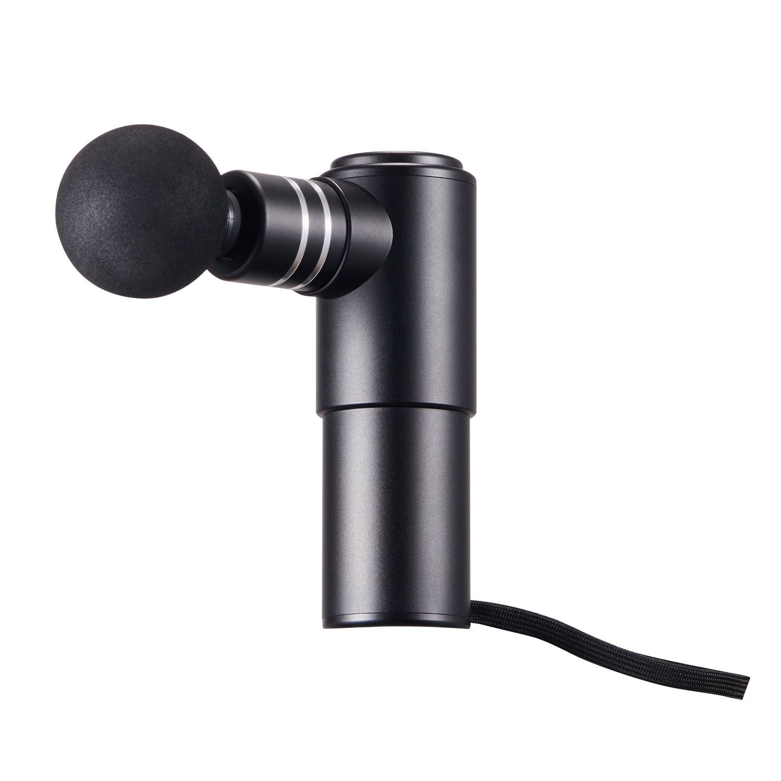 VEVOR Massagepistole für tiefes Gewebe, Percussion-Mini-Muskelmassagepistole für Sportler – mit 4 Geschwindigkeitsstufen und 4 Massageköpfen, 12-V-2500-mAh-Akkus, Handmassagepistole