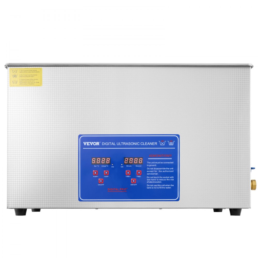 VEVOR 30L 100A Ultraschallreinigungsgerät Mit Heizung 600W Ultraschallreiniger aus Edelstahl Ultraschallbad Ultraschall Reinigungsgerät für Brillen Schmuck Zahnprothesen Münzen usw. (30L)