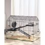 VEVOR Käfig Hamsterkäfig Mäusekäfig Rattenkäfig Nagerstall Gehege 75x44x61cm