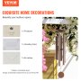 VEVOR Outdoor Wind Chime, 127 cm, Deep Tone Wind Chime with 6 Tubes, Unique Large Anniversary Memorial Wind Chime, Great Outdoor Decoration for Your Patio, Porch, Garden and Backyard, Copper Vein