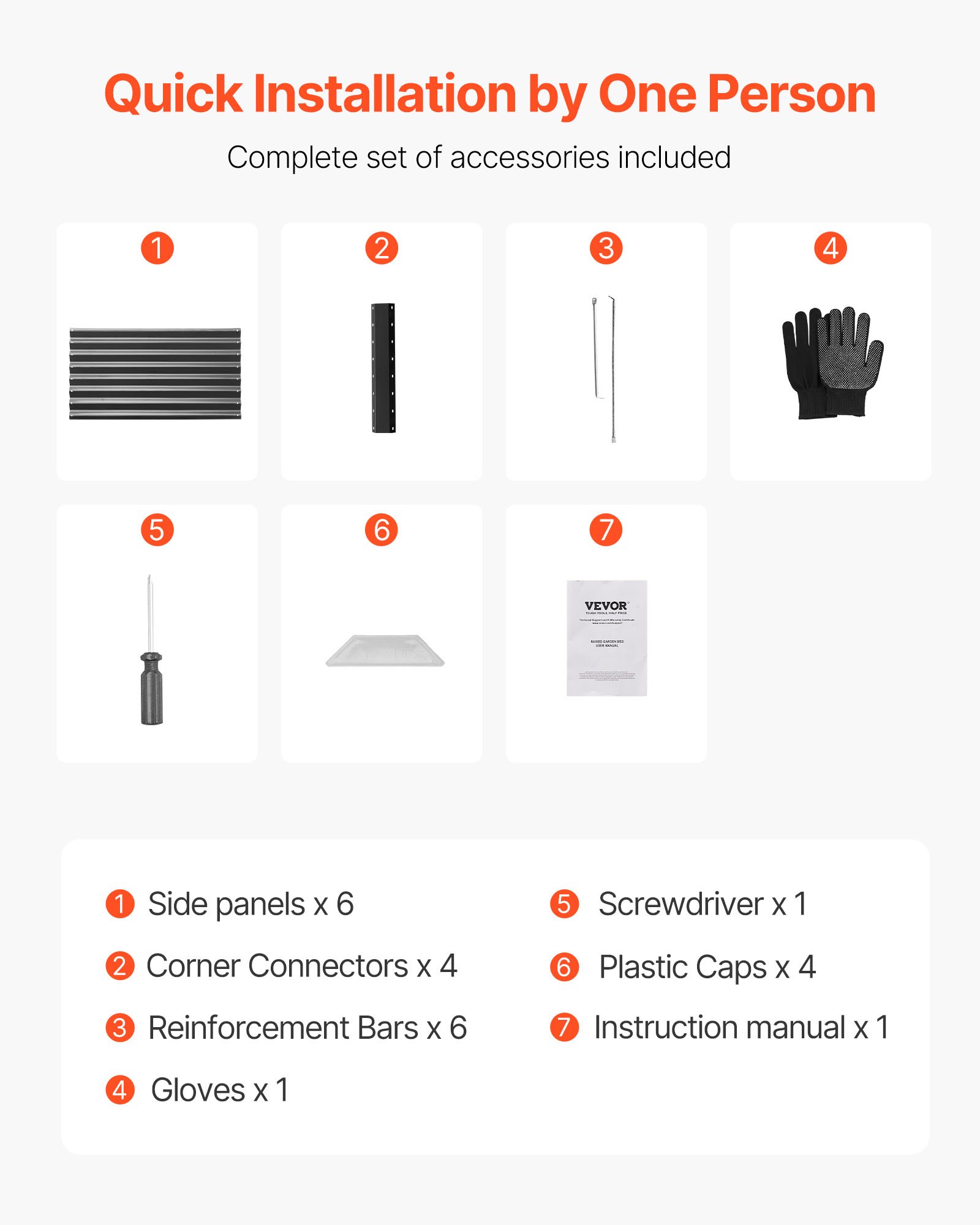VEVOR Hochbeet Metall 1800x900x600 mm, Pflanzbeet, Gemüsebeet, Pflanzkasten mit offenem Boden & abgerundeten Kanten, Blumenbeet, Kräuterbeet, ideal für Gemüse, Blumen, Kräuter & Sukkulenten