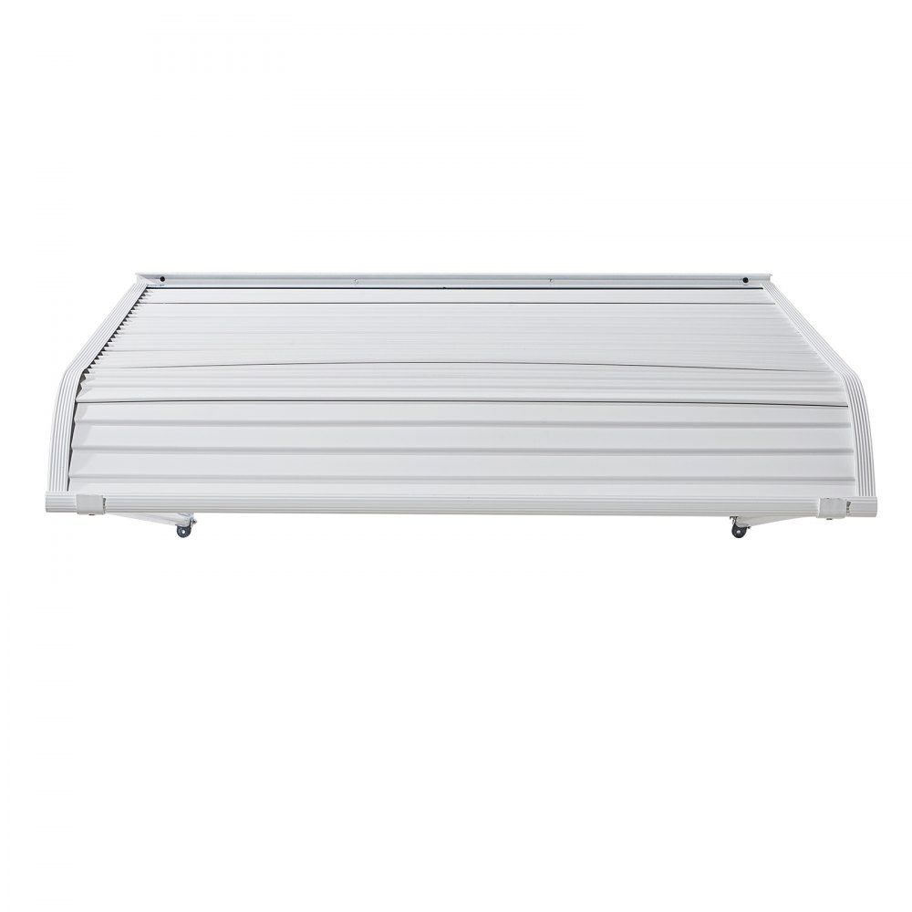 VEVOR Fenstermarkise 101,6x106,6x51 cm, Türvordach, Sonnenschutz, leichte & stabile Aluminium-Außenmarkisen, Schutz vor Regen, Schnee & Sonnenlicht für Tür, Eingang, Fenster, Terrasse, Veranda