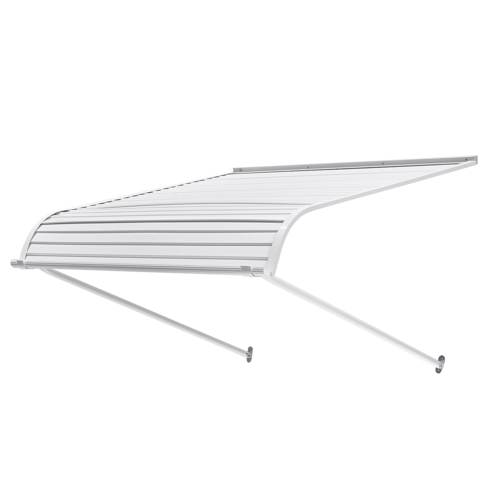 VEVOR Fenstermarkise 101,6x106,6x51 cm, Türvordach, Sonnenschutz, leichte & stabile Aluminium-Außenmarkisen, Schutz vor Regen, Schnee & Sonnenlicht für Tür, Eingang, Fenster, Terrasse, Veranda