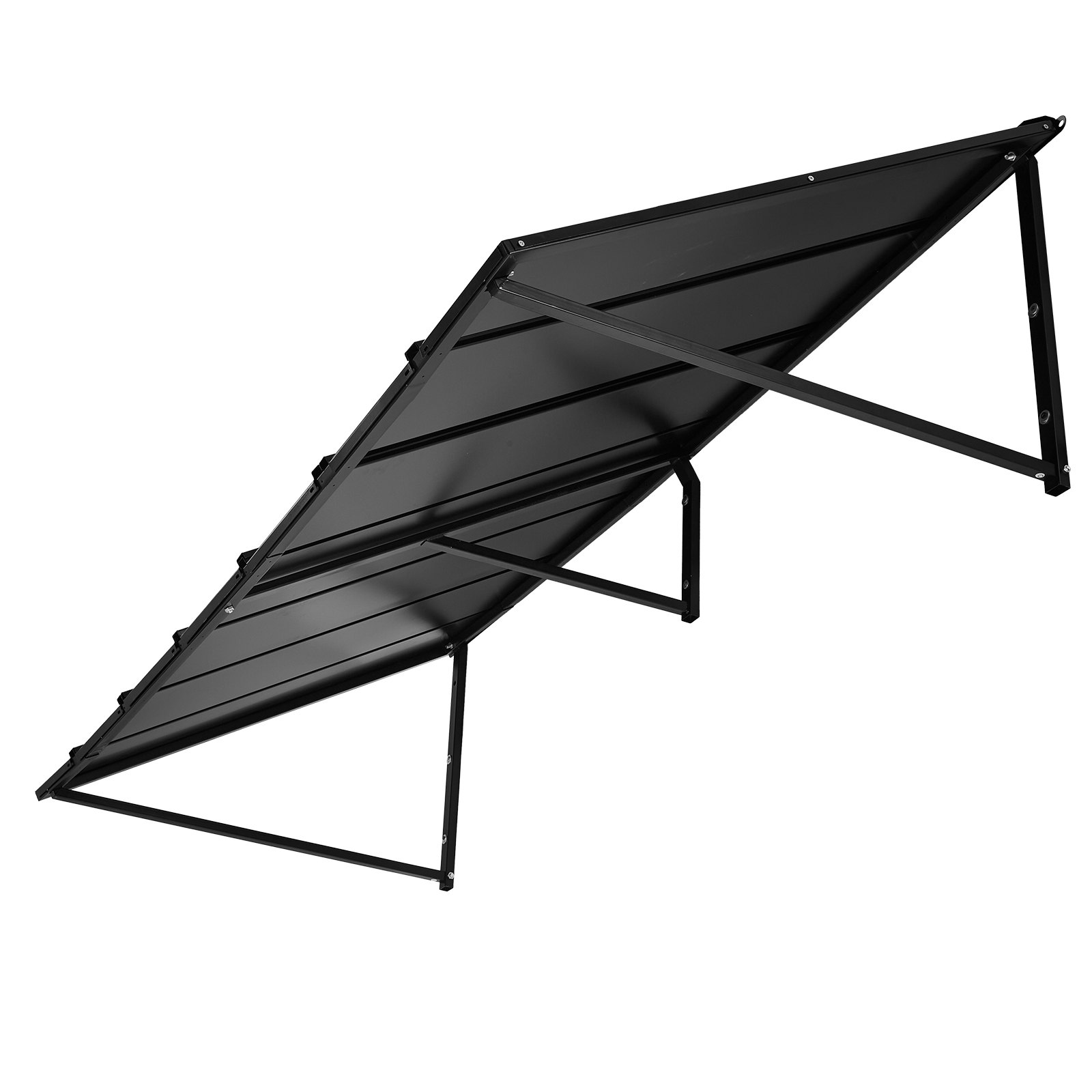 VEVOR Fenstermarkise 203x91x61 cm, Türvordach, stabile Außenmarkisen mit dreieckigem Stahlrahmen, Schutz vor Regen, Schnee und Sonnenlicht für Türeingänge, Fenster, Veranden, Balkone