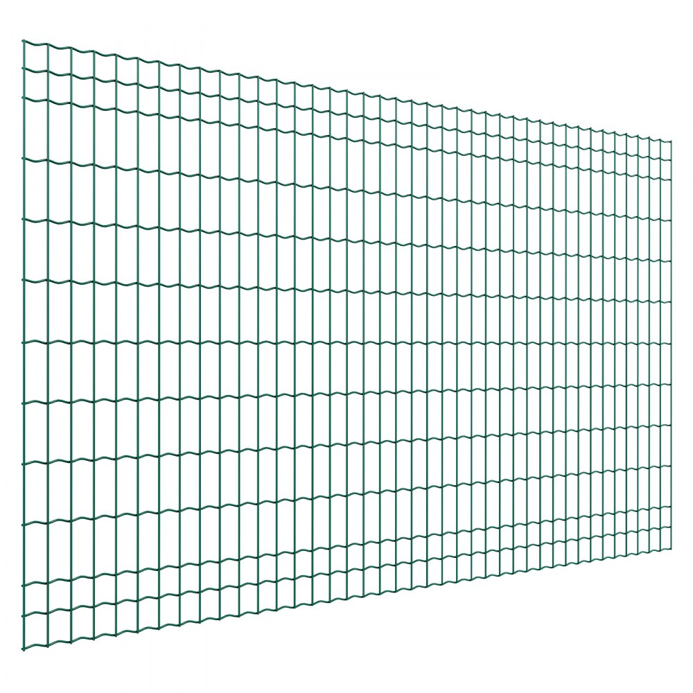 VEVOR Gartenzaun, 1x25 m, Maschenweite 5,08x10,16 cm,  φ2,1 mm, verzinkter Stahldraht, Viehzaun geeignet für Rinder, Schweine & Schafe, vinylbeschichteter Weidezaun für Tiergehege, Käfige, grün