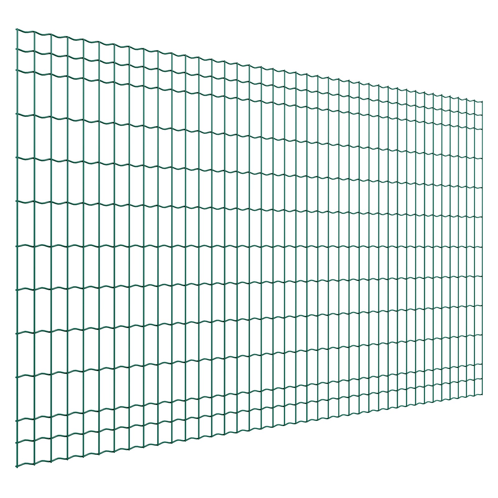VEVOR Gartenzaun, 1x25 m, Maschenweite 5,08x10,16 cm,  φ2,1 mm, verzinkter Stahldraht, Viehzaun geeignet für Rinder, Schweine & Schafe, vinylbeschichteter Weidezaun für Tiergehege, Käfige, grün