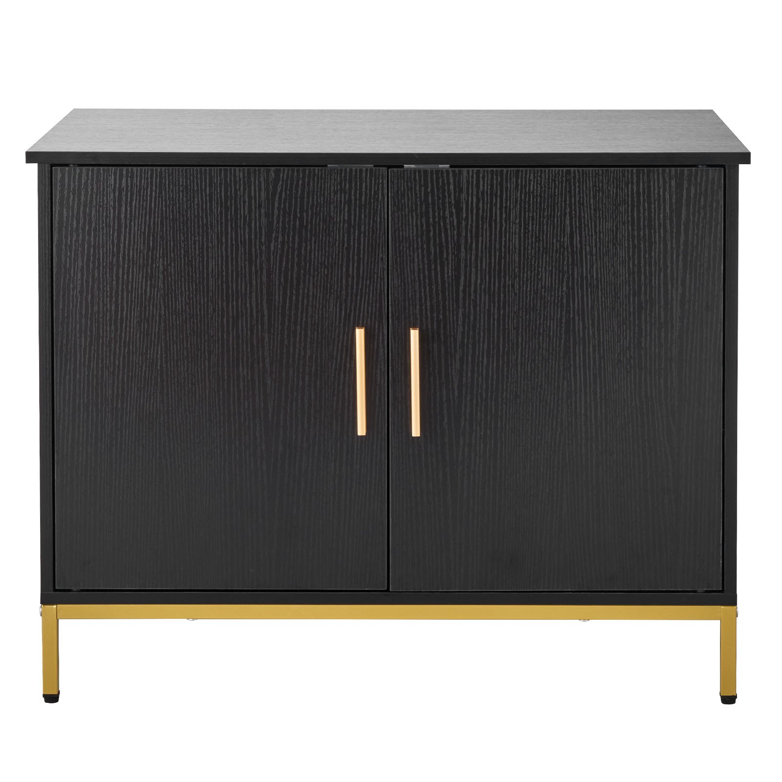 VEVOR Katzenschrank, 700x450x545 mm, Katzentoilette mit Metallbeinen & -griff, Katzenklo Schrank, Katzenhaus passend für die meisten Katzentoiletten, für Schlafzimmer & Wohnzimmer, Schwarz