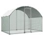 VEVOR Chicken Coop, 3x2x2 m, Walk-in Chicken Run with Cover, Chicken House with Double Roof & Security Lock, Duck & Rabbit Cage, Poultry Enclosure for Backyard, Farm, Yard