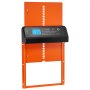 VEVOR Automatische Hühnerklappe, Hühnerstalltür mit Timer, manueller Einstellung & Einklemmschutz, Hühnertür, Hühnerauslauf-Toröffner mit wasserdichter Versiegelung, orange, 350x250x73 mm