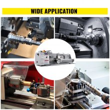 VEVOR Metalldrehmaschinen Mini Drehbank 220 x 750 mm Drehmaschine Metall 750 W Mini Drechselbank für Metallbearbeitung Drehbank Metall Präzision einfach